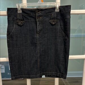 one 5 one Dark Denim Skirt